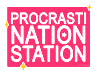 Pink Procrastinate Sticker by ✧ Jiji Knight ✧