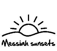 Sunset Falcons Sticker by Messiah University