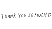 Thank You So Much Sticker