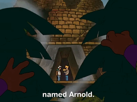 hey arnold nicksplat GIF
