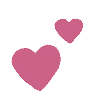 miyuillustration heart はーと 絵文字 miyugif Sticker