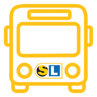 Bus Touringcar Sticker by Speelziek Opleidingen