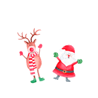 Santa Claus Christmas Sticker by Very Wonder
