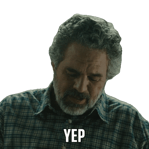Mark Ruffalo Yes Sticker by HBO Max