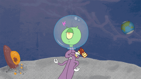Kill Myself Outer Space GIF by ToonTownClown