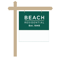 Realestate Sign Sticker by Beach Residential Real Estate