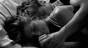 black and white love GIF