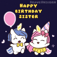 Happy Birthday To You Bu GIF by Brave Unicorn