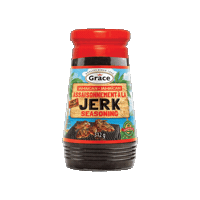 gracefoodsca hot jamaica jerk jerk chicken Sticker