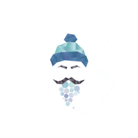 Hat Beard Sticker by schorlefranz