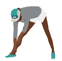 Blackwomen Running Sticker by Aldri Sur