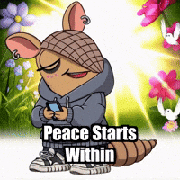 Peace Wisdom GIF by Chillo Dillo