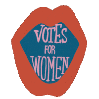 KarolTuran woman women vote lips Sticker