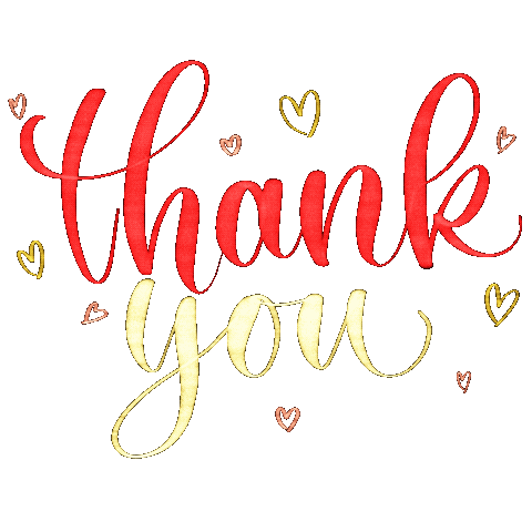 Heart Thanks Sticker