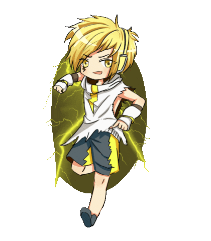 Lunime anime games life yellow Sticker