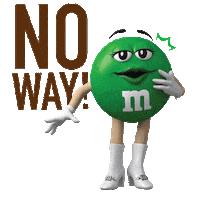 sassy no way Sticker by M&M’S Chocolate