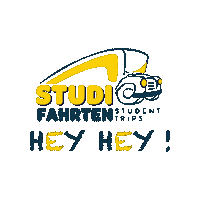 Studifahrten travel holiday trip bus Sticker