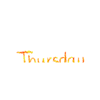 Thursday Sticker