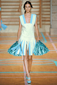 donatella versace cheer GIF by fashgif