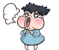 Excited Woof Sticker by Jin