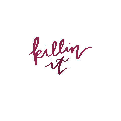 alldonebyangela killing it Sticker