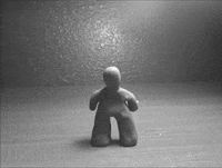 odewilliesfunkybunch art animation sad black and white GIF