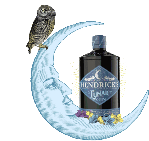 Serve Moon Cycle Sticker by HENDRICK'S GIN