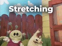 Stretching Season 1 GIF by Nanalan'