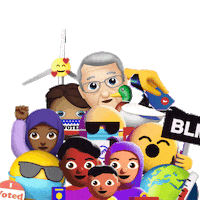 Black Lives Matter Emoji Sticker by INTO ACTION