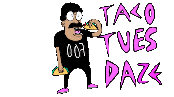 Taco Bell Tacos Sticker by deladeso