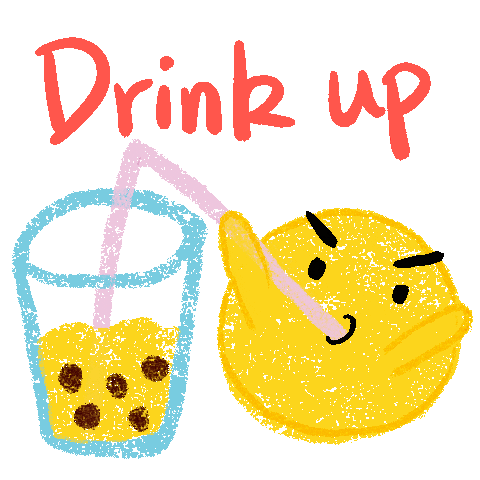 Drink Up Happy Hour Sticker by arlyna
