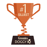 greeniestreats dog dogs cup smart Sticker