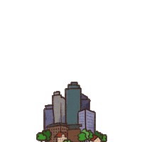 City Spongebob Sticker by jDMG