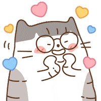 Lookiivn love cat cartoon hello Sticker