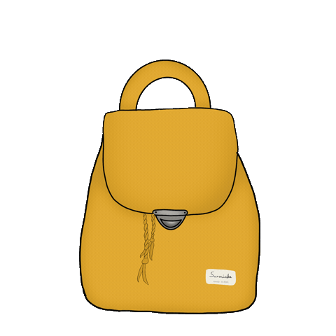 toholorsi giphyupload handmade backpack hatizsak Sticker