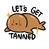 Summer Swimming Sticker by Regina Awang