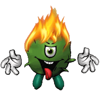 CouleursDeBieres hot beer on fire hops Sticker