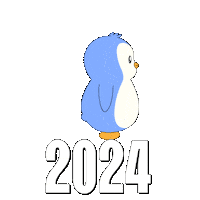 New Year Penguin Sticker by Pudgy Penguins
