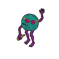 Happy Dance Sticker by Desert Daze