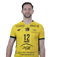 Volleyball Hello Sticker by PGE GiEK Skra Bełchatów