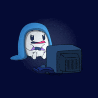 Staying Up Late Video Games GIF by Magic Eden