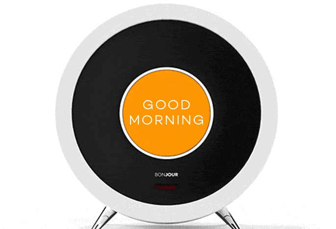 bonjour alarm clock GIF by Product Hunt