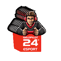 GELDPILOT24 gaming esport versicherung sponsor Sticker