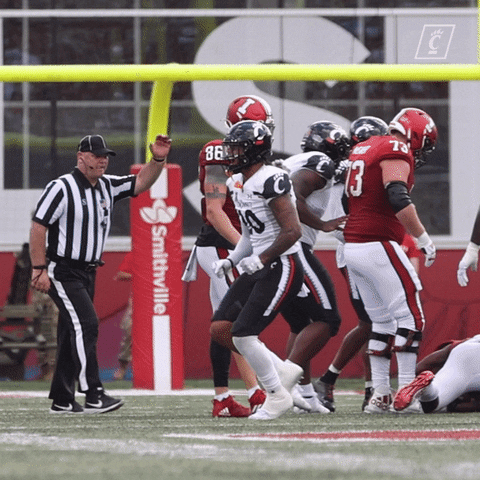 Celebrate College Football GIF by Cincinnati Bearcats