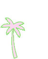 Glow Palm Tree Sticker by Method Pilates