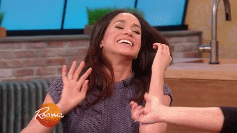 happy meghan markle GIF by Rachael Ray Show