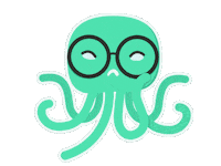cabacaid sad cry octopus sedih Sticker