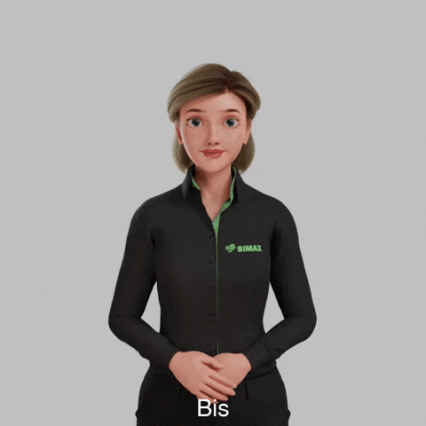 Avatar Gebärdensprache GIF by Sign Time - SiMAX