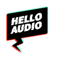 HelloAudioFM podcast audio podcasting podcasters Sticker