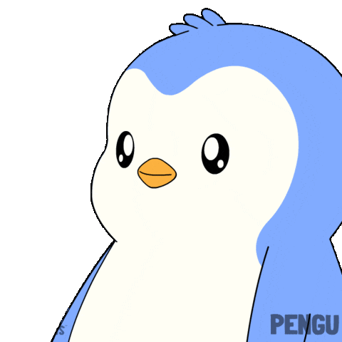 I Love You Wow Sticker by Pudgy Penguins